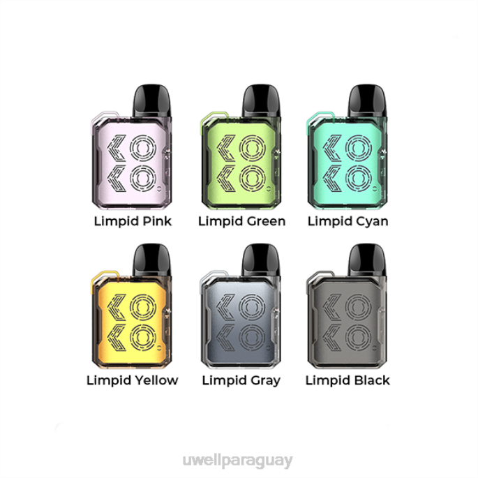 R8Z0K101 - UWELL Paraguay cian límpido UWELL CALIBURN GK2 kit de cápsulas