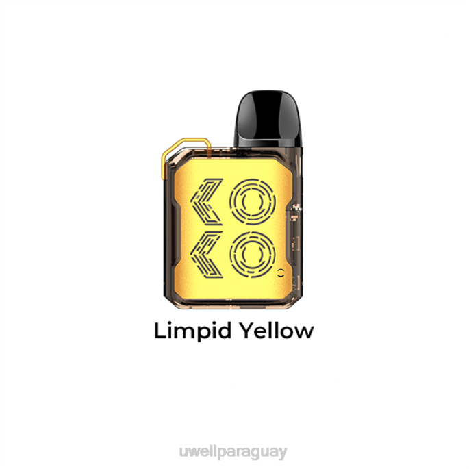 R8Z0K103 - UWELL disposable vape amarillo límpido UWELL CALIBURN GK2 kit de cápsulas