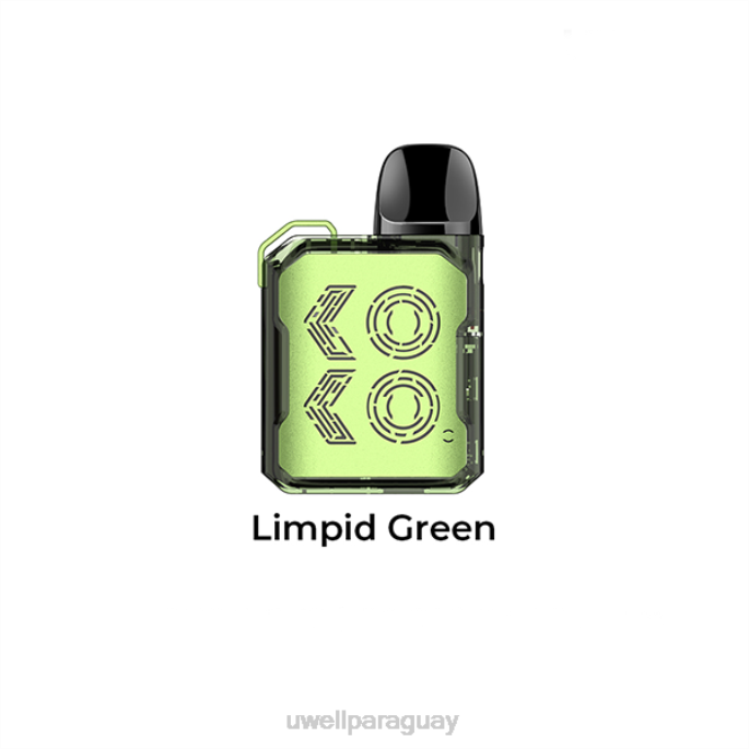 R8Z0K104 - UWELL vape for sale verde límpido UWELL CALIBURN GK2 kit de cápsulas