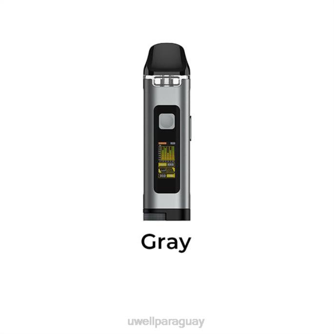 R8Z0K120 - UWELL vape flavors gris UWELL CROWN D kit de cápsulas