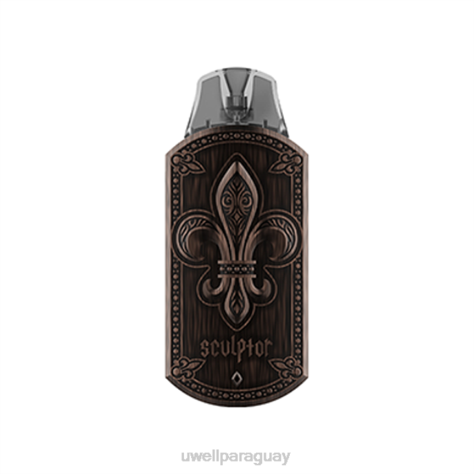 R8Z0K13 - UWELL disposable vape bronce UWELL SCULPTOR sistema de cápsulas