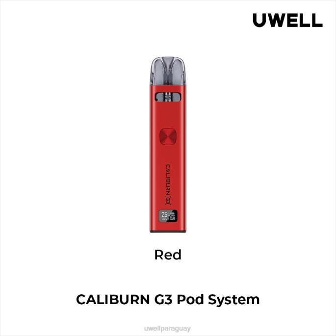R8Z0K137 - vaporizador UWELL rojo UWELL CALIBURN G3 equipo