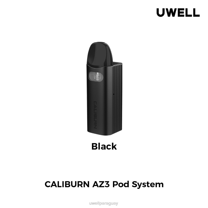 R8Z0K144 - UWELL vape for sale negro UWELL CALIBURN AZ3 kit (sistema de cápsulas)