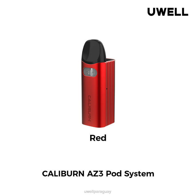 R8Z0K147 - vaporizador UWELL rojo UWELL CALIBURN AZ3 kit (sistema de cápsulas)