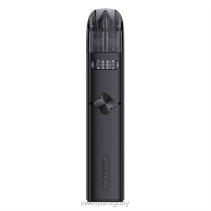 R8Z0K164 - UWELL vape for sale negro UWELL CALIBURN EXPLORER kit (sistema de cápsulas)