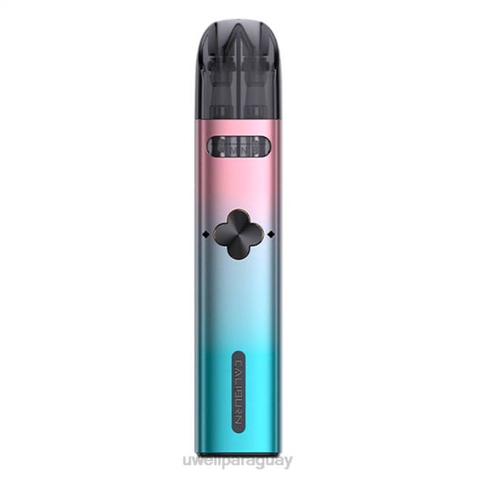R8Z0K167 - vaporizador UWELL rosa/cian UWELL CALIBURN EXPLORER kit (sistema de cápsulas)