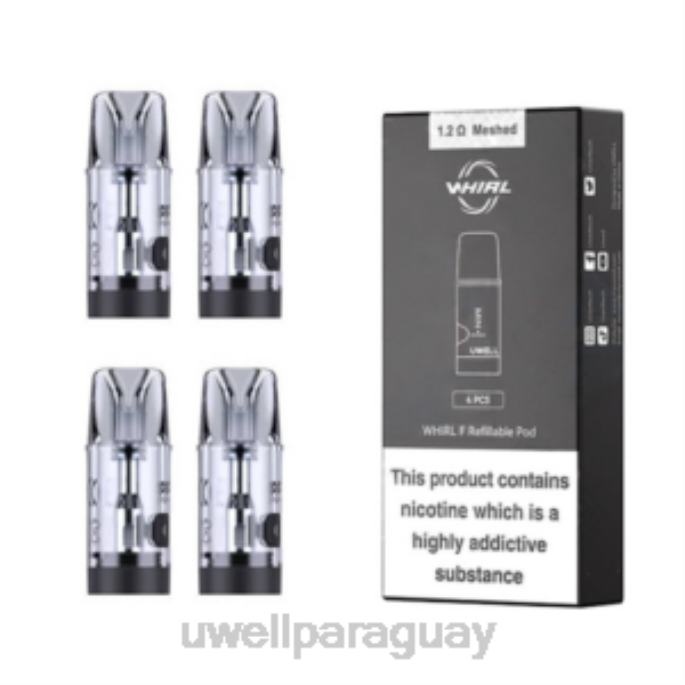 R8Z0K198 - UWELL sabor 12 ohmios UWELL WHIRL F vainas (paquete de 4)