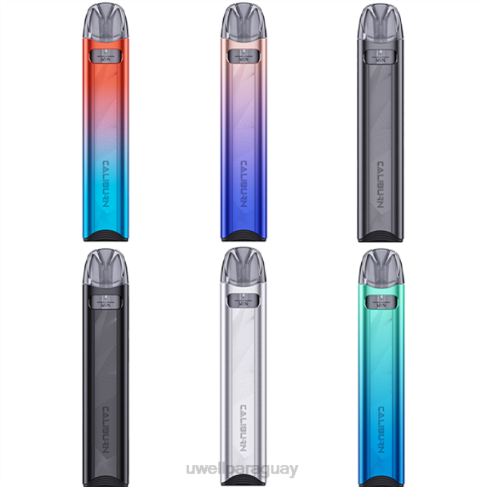 R8Z0K23 - UWELL disposable vape espacio gris UWELL CALIBURN A3S kit (sistema de cápsulas)