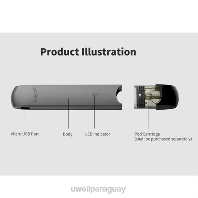 R8Z0K255 - UWELL precio negro y violeta UWELL YEARN dispositivo pod (pods no incluidos)