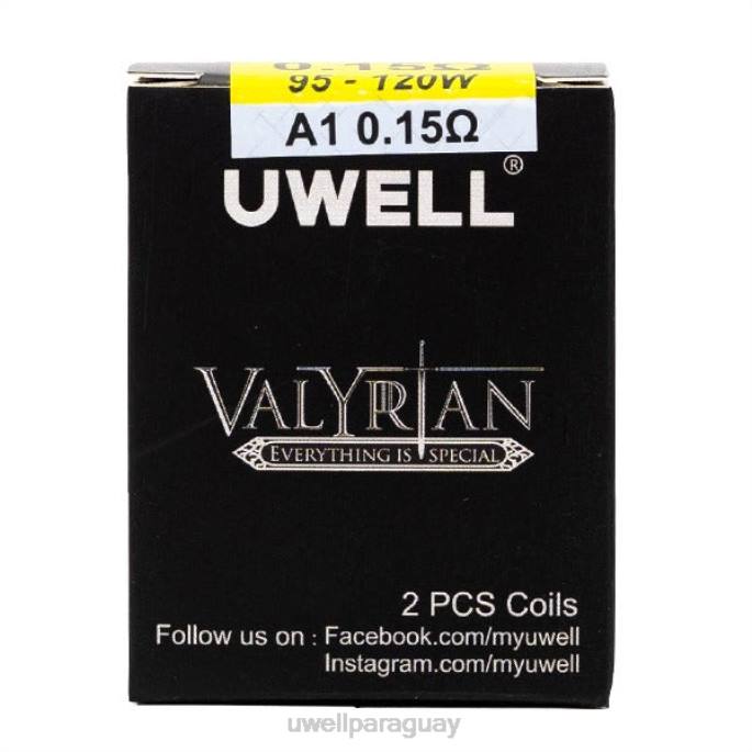 R8Z0K259 - vaper UWELL precio a1 015 ohmios UWELL VALYRIAN bobina de repuesto (paquete de 2)