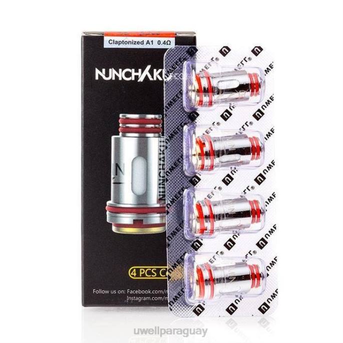 R8Z0K261 - UWELL Paraguay 025 ohmios UWELL NUNCHAKU bobinas (paquete de 4)