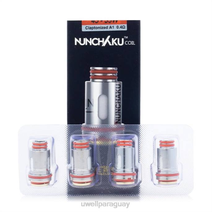 R8Z0K262 - UWELL e cigarette 04 ohmios UWELL NUNCHAKU bobinas (paquete de 4)