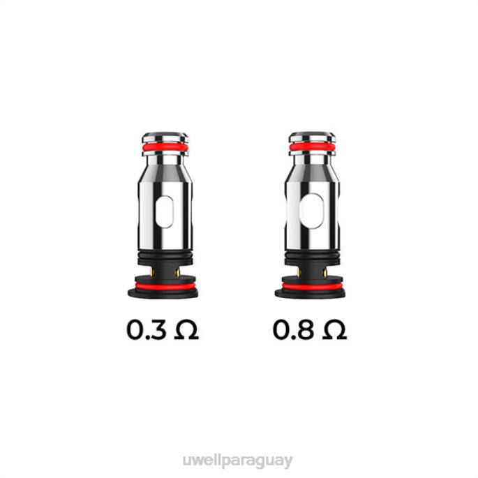 R8Z0K83 - UWELL disposable vape 08 ohmios (paquete de 4) UWELL PA bobinas de repuesto