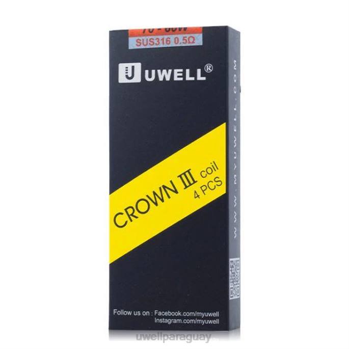 R8Z0K94 - UWELL vape for sale malla un2 023ohm UWELL CROWN 3 bobinas (paquete de 4)