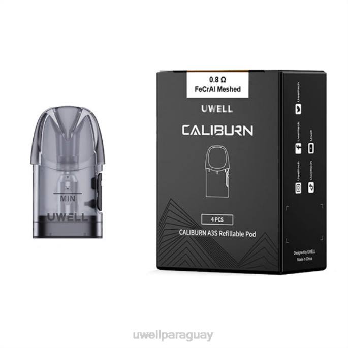 R8Z0K19 - vaper UWELL precio 0,8 ohmios 2 UWELL CALIBURN A3 vainas de repuesto | paquete de 4